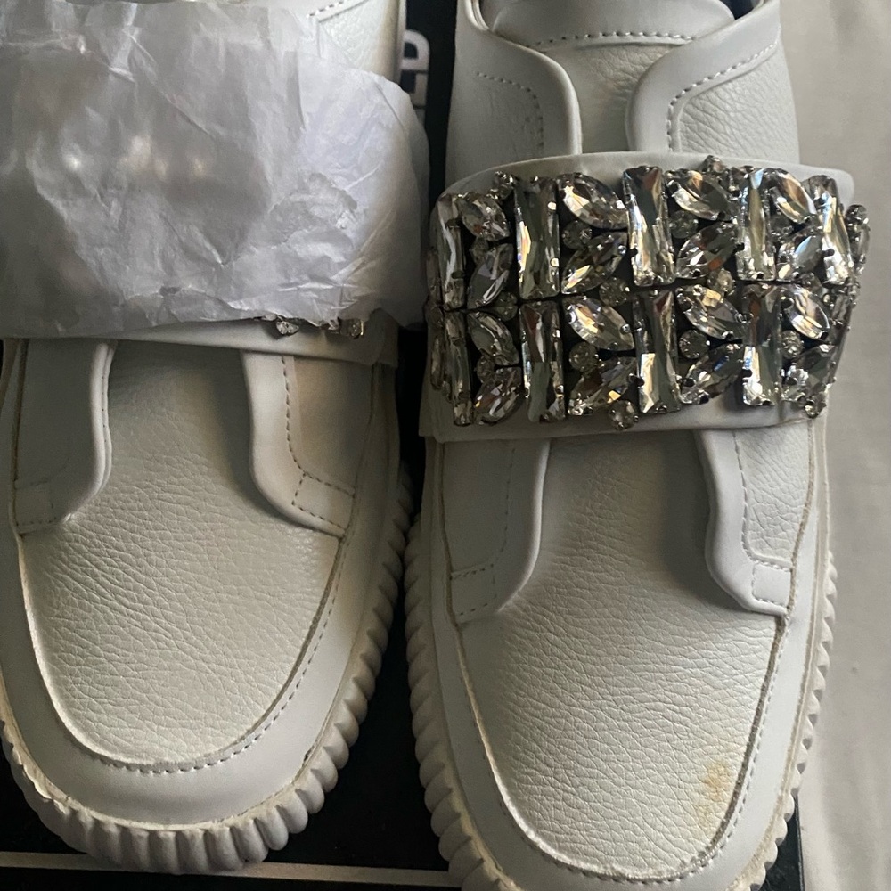 Karl Lagerfeld slip on tennis